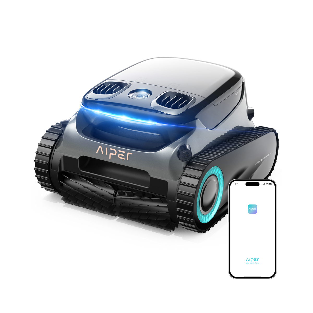 Akku-Poolroboter AIPER Scuba S1 Pro für Wand- und Bodenreinigung