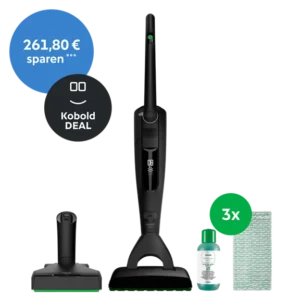 Welcome Angebot: Kobold VK7 Akku-Staubsauger & Saugwischer Black